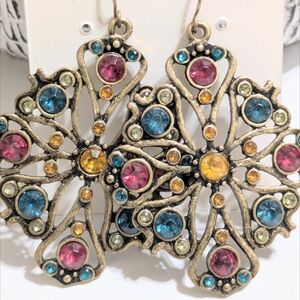 Elegant Multicolor Statement Earrings
